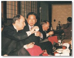 ミッテラン氏を京都・奈良へ案内
